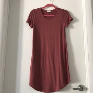 Aritzia Wilfred Maroon Dress